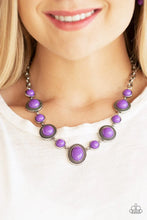 Load image into Gallery viewer, Paparazzi ♥ Voyager Vibes - Purple ♥ Necklace
