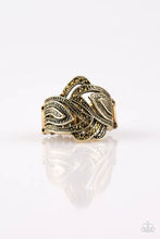 Load image into Gallery viewer, Paparazzi ♥ Fire and Ice - Brass ♥ Ring
