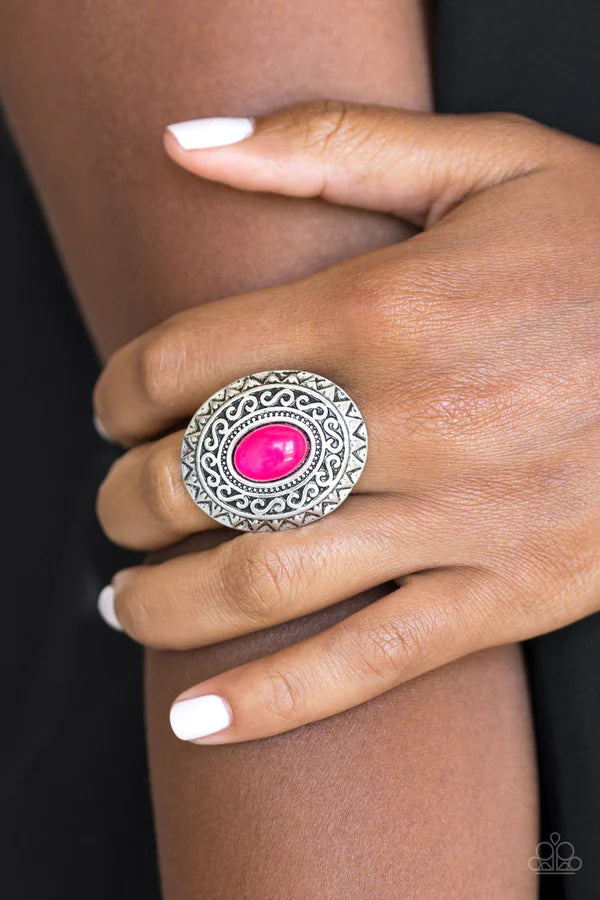 Paparazzi ♥ Hello, Sunshine - Pink ♥ Ring