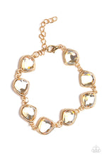 Load image into Gallery viewer, Perfect Imperfection Paparazzi Bracelet  - Gold
