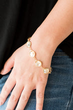 Load image into Gallery viewer, Perfect Imperfection Paparazzi Bracelet  - Gold
