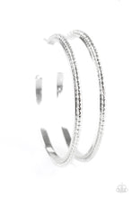 Load image into Gallery viewer, Girl Gang Paparazzi Hoop Earring - Silver
