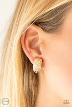 Load image into Gallery viewer, Paparazzi ♥ Cirque Du Couture - Gold ♥ Clip-On Earring
