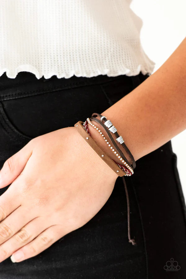 Paparazzi ♥ Day-Trip Trotter - Red ♥ Bracelet