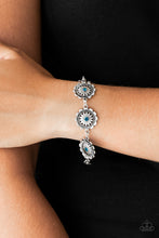 Load image into Gallery viewer, Funky Flower Child Paparazzi Bracelet  - Blue
