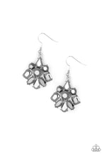Load image into Gallery viewer, Paparazzi ♥ Fiercely Famous - Silver - Hematite  ♥ Earrings
