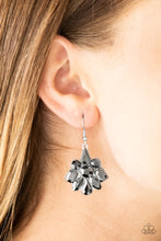 Load image into Gallery viewer, Paparazzi ♥ Fiercely Famous - Silver - Hematite  ♥ Earrings
