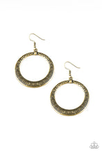 Load image into Gallery viewer, Paparazzi ♥ Mayan Mantra - Brass ♥ Earrings
