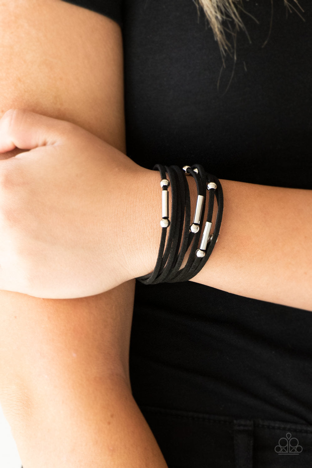 Back To BACKPACKER Paparazzi Bracelet - Black