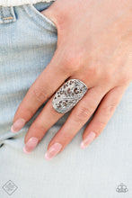 Load image into Gallery viewer, Pier Paradise Paparazzi Ring - Silver - August 2021 Fashion Fix
