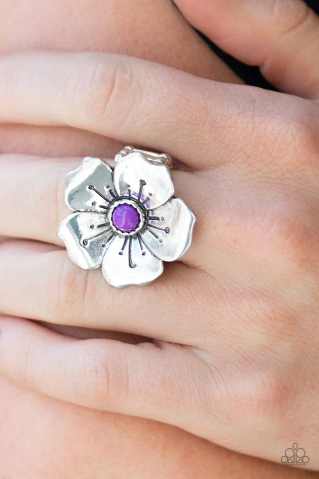 Paparazzi ♥ Boho Blossom - Purple ♥ Ring