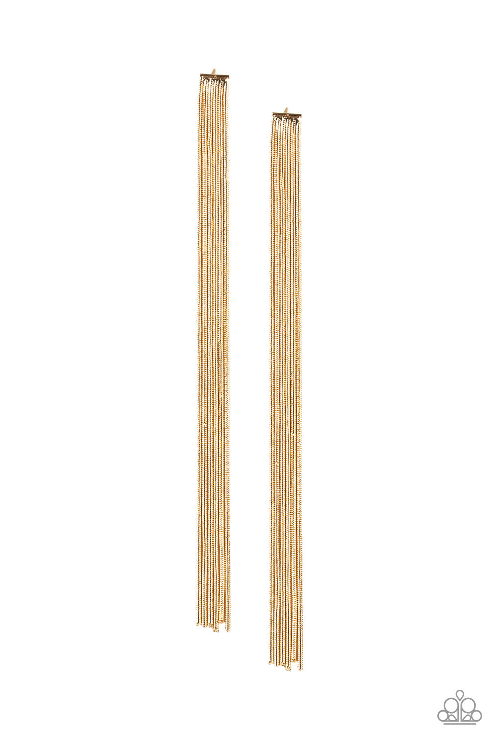 Head To Toe Dazzle Paparazzi Earring - Gold