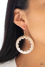Load image into Gallery viewer, Paparazzi ♥ Gala Glitter - Gold ♥ Earrings
