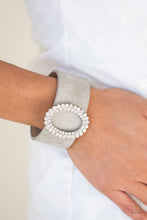 Load image into Gallery viewer, Center Stage Starlet Paparazzi Leather Urban Bracelet  - Silver
