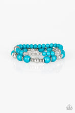 Load image into Gallery viewer, Colorful Collisions Paparazzi Bracelet  - Blue
