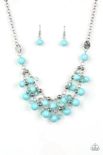 Load image into Gallery viewer, Seaside Soiree Paparazzi Necklace - Blue
