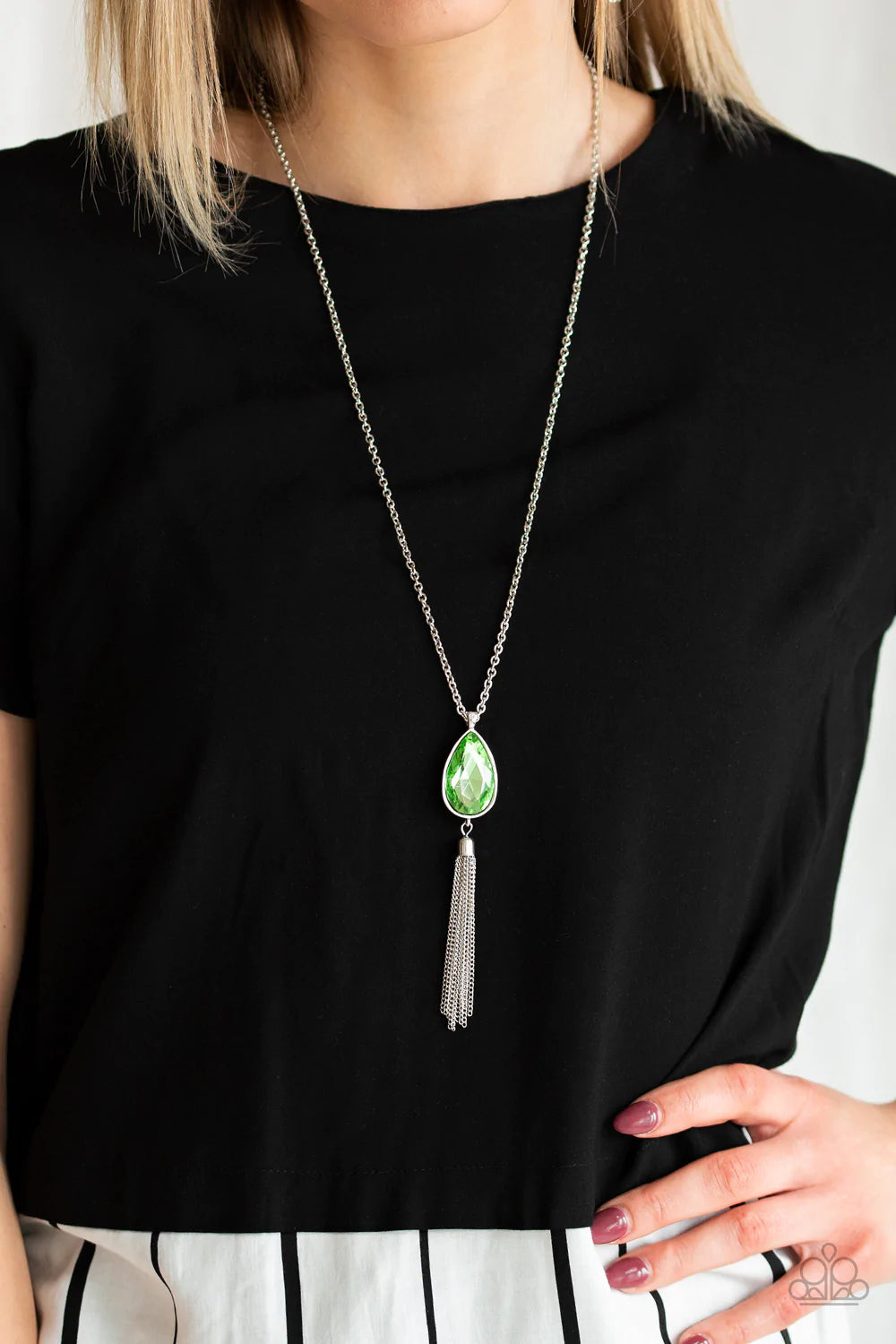 Paparazzi ♥ Elite Shine - Green ♥ Necklace