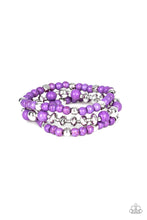 Load image into Gallery viewer, Paparazzi ♥ Mountain Artist - Purple - Cracked Stone ♥ Bracelet

