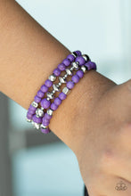 Load image into Gallery viewer, Paparazzi ♥ Mountain Artist - Purple - Cracked Stone ♥ Bracelet

