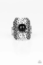 Load image into Gallery viewer, Paparazzi ♥ Flower Shower - Black ♥ Ring
