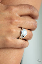 Load image into Gallery viewer, IT JUST GOES TO GLOW Paparazzi Ring - Opalescent WHITE
