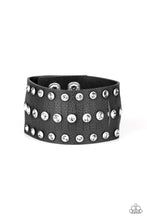 Load image into Gallery viewer, Paparazzi ♥ Now Taking The Stage - Black ♥ Leather Bracelet
