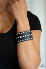Load image into Gallery viewer, Paparazzi ♥ Now Taking The Stage - Black ♥ Leather Bracelet
