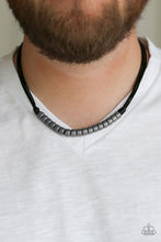 Load image into Gallery viewer, Paparazzi ♥ On The TREASURE Hunt - Black ♥ Mens Necklace
