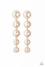 Load image into Gallery viewer, Drippin In Starlight Paparazzi Earring - Gold
