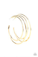 Load image into Gallery viewer, Paparazzi ♥ Last HOOP-rah - Gold ♥ Hoop Earring
