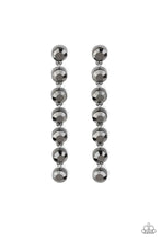 Load image into Gallery viewer, Paparazzi ♥ Dazzling Debonair - Black - Hematite ♥ Post Earrings
