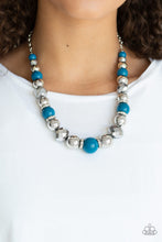Load image into Gallery viewer, Weekend Party Paparazzi Necklace - Blue
