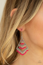 Load image into Gallery viewer, Paparazzi ♥ Kite Race - Pink ♥ Earrings
