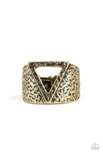 Load image into Gallery viewer, Paparazzi ♥ Triathlon - Brass ♥ Ring
