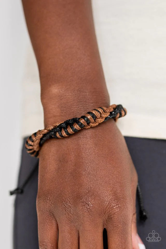Paparazzi ♥ Outdoor Expedition - Brown ♥ Urban Bracelet