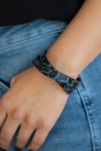 Load image into Gallery viewer, Paparazzi ♥ All GRRirl - Blue ♥ Leather Double Wrap Bracelet
