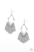 Load image into Gallery viewer, Paparazzi ♥ Unchained Fashion - Silver ♥ Earrings
