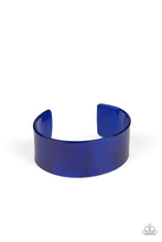 Load image into Gallery viewer, Paparazzi ♥ Glaze Over - Blue ♥ Cuff Bracelet
