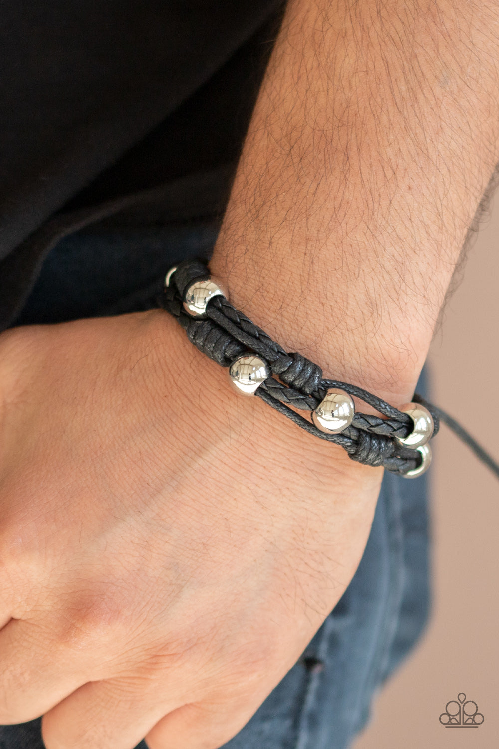 Free Climb Paparazzi Urban Bracelet - Black