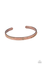 Load image into Gallery viewer, Dainty Dazzle Paparazzi Cuff Bracelet  - Copper
