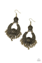 Load image into Gallery viewer, Paparazzi ♥ Sunny Chimes - Brass ♥ Earrings
