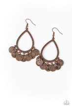 Load image into Gallery viewer, Paparazzi ♥ All In Good CHIME - Copper ♥ Earrings
