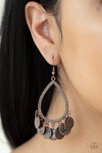 Load image into Gallery viewer, Paparazzi ♥ All In Good CHIME - Copper ♥ Earrings
