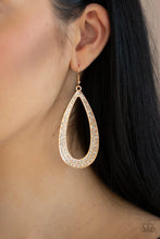 Load image into Gallery viewer, Paparazzi ♥ Diamond Distraction - Gold ♥ Earrings
