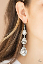 Load image into Gallery viewer, Paparazzi ♥ Metro Momentum - White ♥ Earrings
