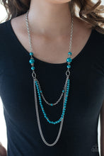 Load image into Gallery viewer, Very Vintage Paparazzi Necklace - Blue
