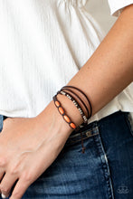 Load image into Gallery viewer, MY BEACH HOUSE IS YOUR BEACH HOUSE Paparazzi Urban Bracelet  - ORANGE
