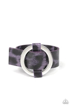Load image into Gallery viewer, Paparazzi ♥ Jungle Cat Couture - Purple ♥ Urban Leather Bracelet
