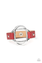 Load image into Gallery viewer, Paparazzi ♥ Nautically Knotted - Red ♥ Leather Bracelet
