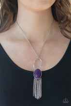 Load image into Gallery viewer, Dewy Desert Paparazzi Necklace - Purple
